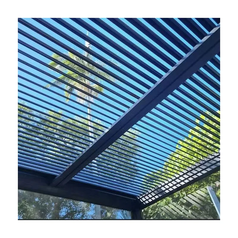 Pergola de jardin à persienne en aluminium de haute qualité, pavillon extérieur pour jardin, Gazebo 