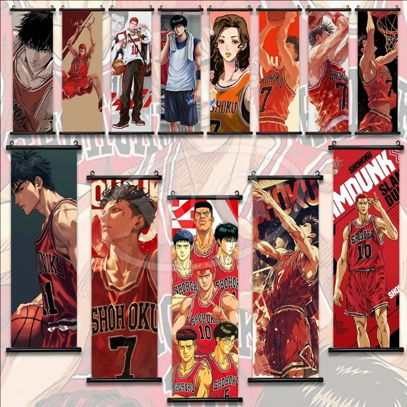

Japanese Hot Anime Slam Dunk Lucafeng Wall Painting Decoration Painting Wall Hanging Poster Basketball Art Decoration