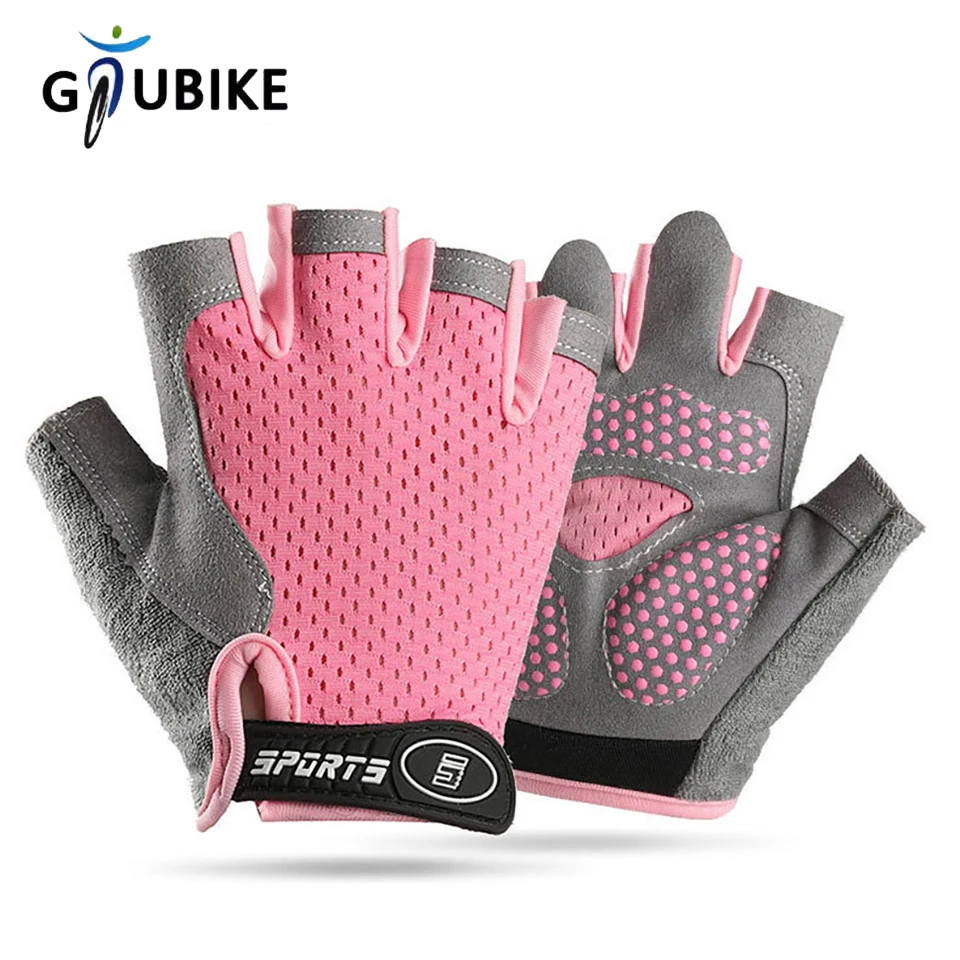 GTUBIKE Kinderhandschuhe Halbfinger Balancierauto Anti-Rutsch-Schutzhandsport Fitness Skateboard-Handschuhe für Jungen und Mädchen