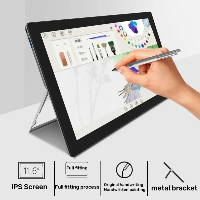 

11,6-дюймовый планшетный ПК PAD1162 WINDOWS 10, 64 бит, 4 ГБ DDR3-RAM, 64 ГБ, процессор eMMC N3350, двухъядерный процессор 1920 x 1080 пикселей, тип C HDMI-Com
