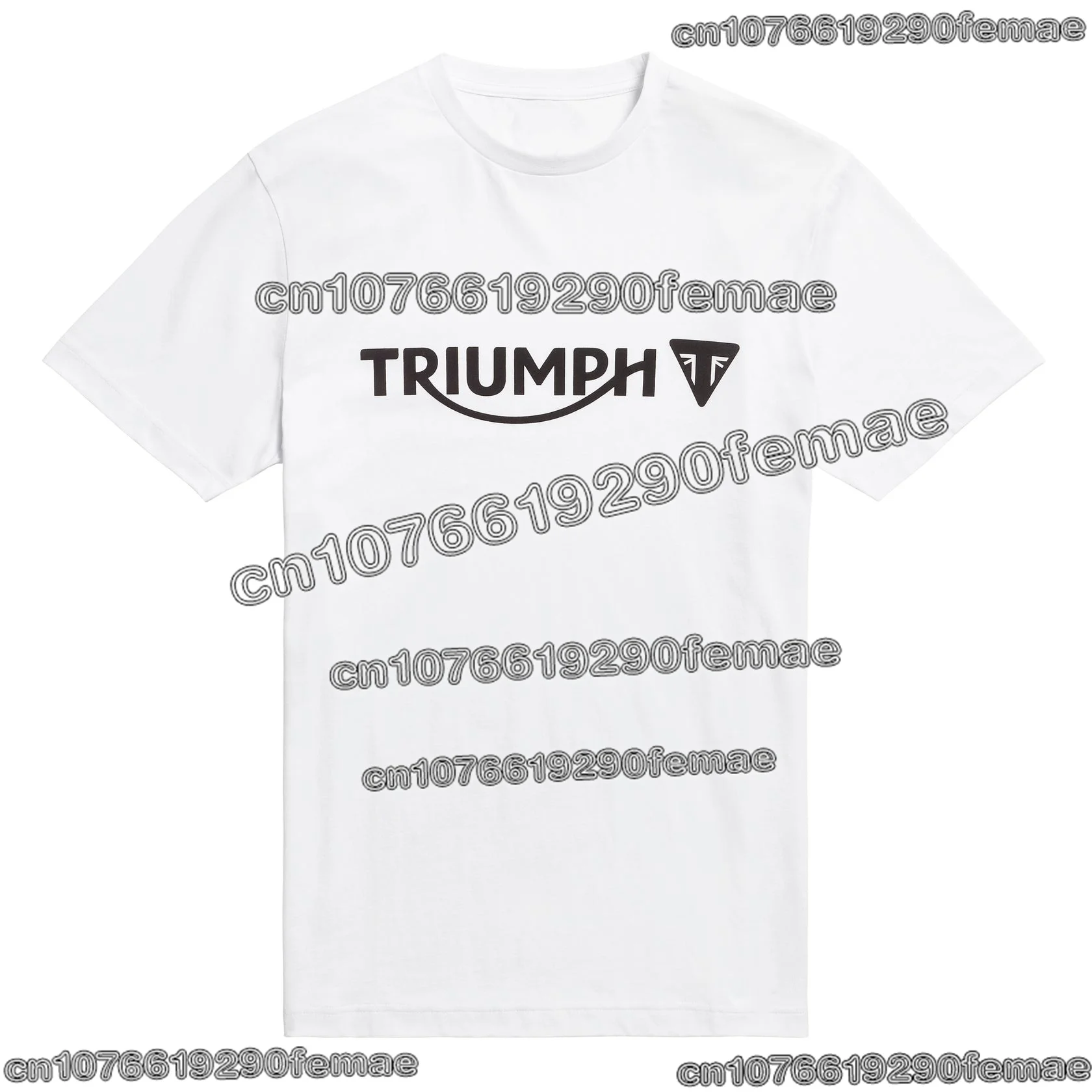 جديد انتصار شعار دراجة نارية تي شيرت قسط القطن السائق مروحة الطبعة مريحة الشارع عارضة أزياء الصيف الأعلى #4