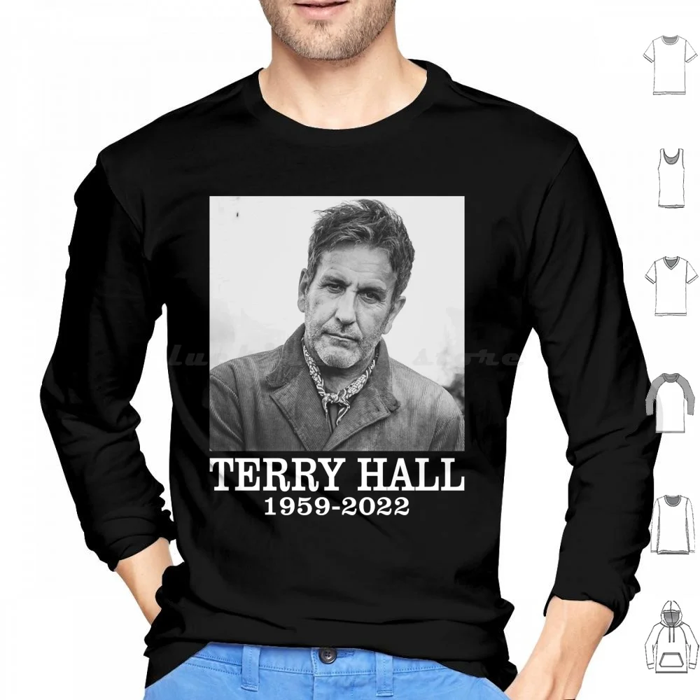 Rip Terry Active Hoodie cotton Long Sleeve Rip Terry Hall The Specials Terry Hall Terry Hall Rest In Peace Legend