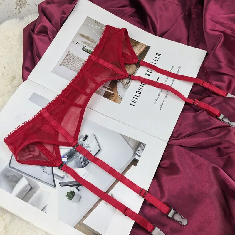 Transparenter Netzstrumpfhalter im Europäischen und Amerikanischen Stil, Sexy Französischer Stil, Rutschfester Strumpfhalter, Neue Hochwertige Strumpfclips
