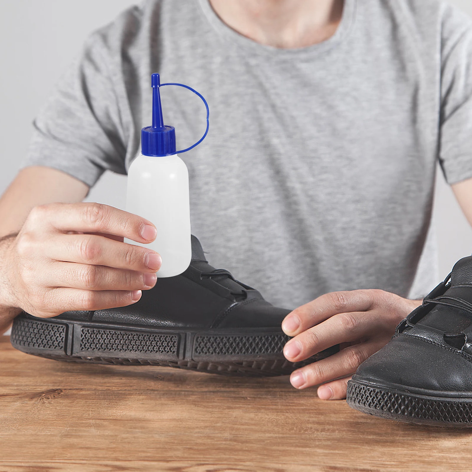 10pcs Plastic Bottles Small Tip Glue Applicator For Craft Paint Oil Dispensing Fine Nozzle Squeeze Bottle Portable Liquid