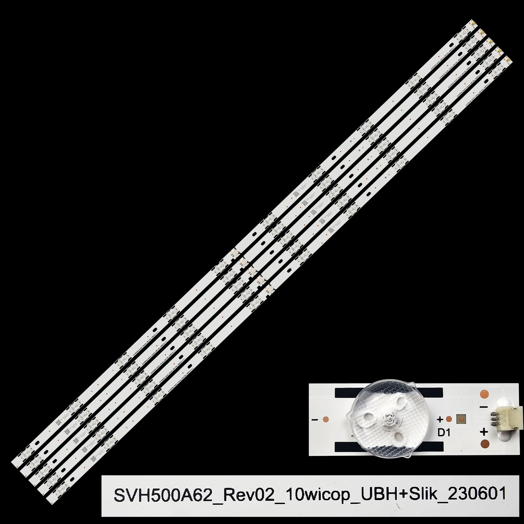 LED Backlight strip For 50H6D LC-50LBU591U H50N5300 LC-50P7000 HD500K3V02 SVH500A62_REV02 _10WICOP JL.D500A1330-003ES-M