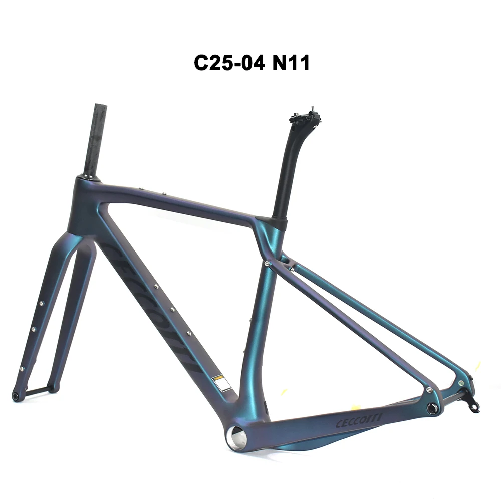 Gravel Frame,Full Internal Wiring Bicycle,T47 Bottom Bracket,Full Carbon Frame,Customized Color Painted