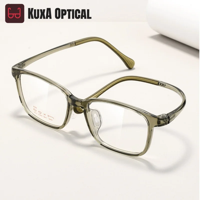 

XUKA Ultra light Flexible Square Comfortable Fashion Teenage Student TR90 Glasses Anti slip Kids Eyeglasses Frame 6009LS