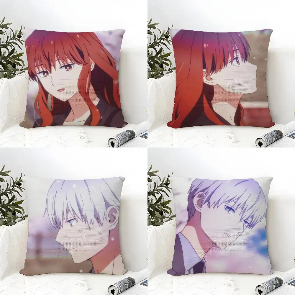 The Ice Guy and His Cool Female Pillow Case linen pillow case sofa home decor cushion cover cushion cove