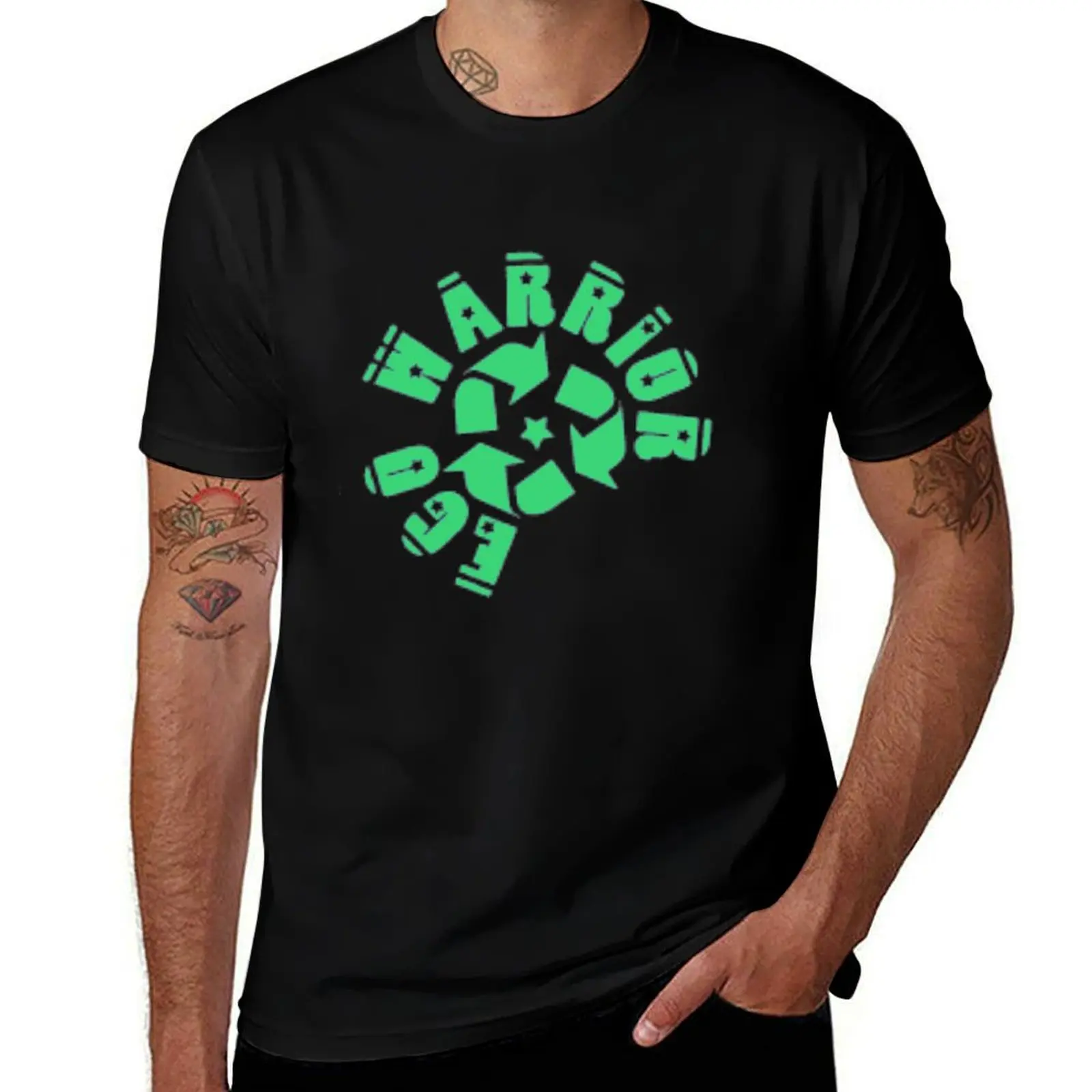 Eco Warrior El cambio climático es un regalo divertido Real, camiseta para hombre, camisetas estampadas de algodón de alta calidad para hombre, camiseta