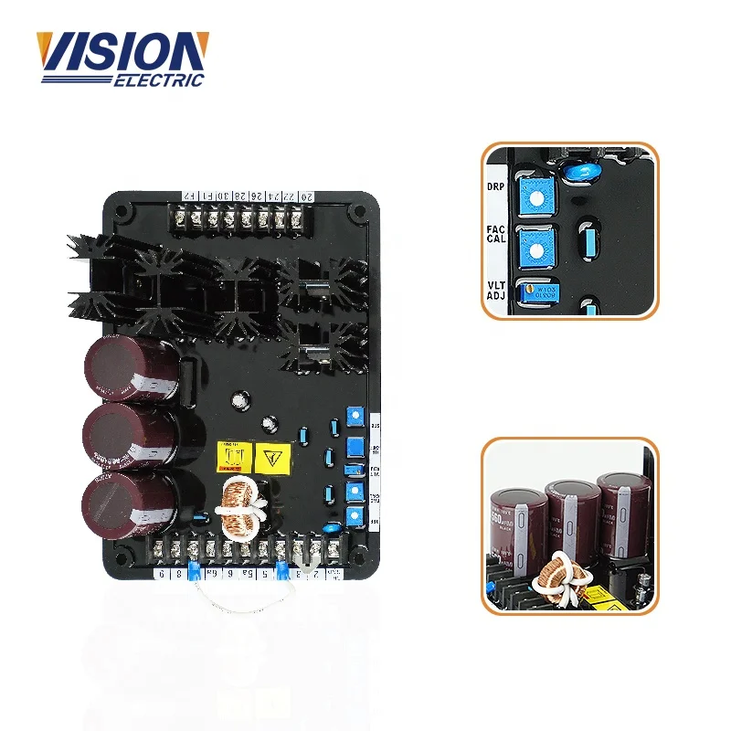 Vision Generator AVR VR6 Auto Voltage Regulator 1 Phase 3 Phase Voltage Stabilizer AVR VR6 For Diesel Engine