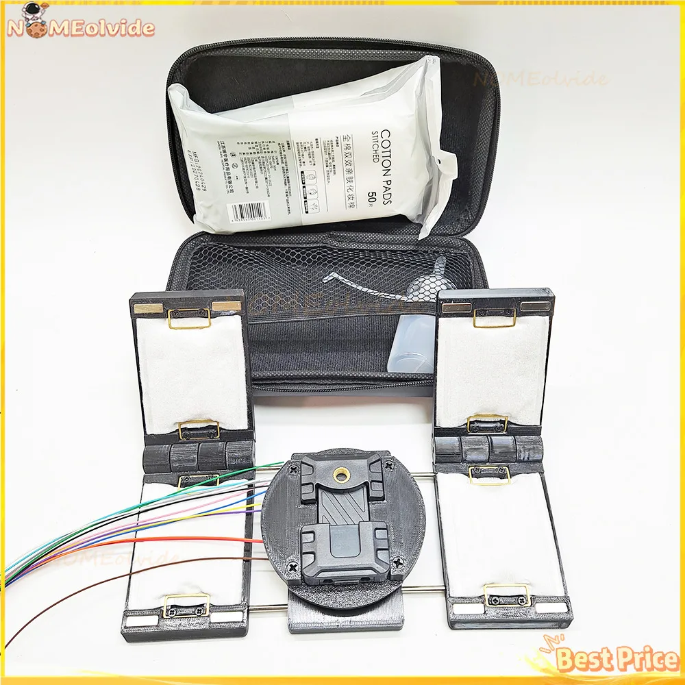 Cleaving Workstation - Integrated Storage And Rotatable Fiber Cleaver Platform