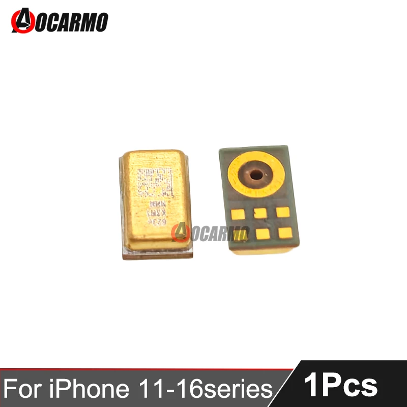 Aocarmo For Apple iPhone 16 Pro 11 12 13 14 15 Plus 15Pro Max 16PM Microphone Mic Repair Part