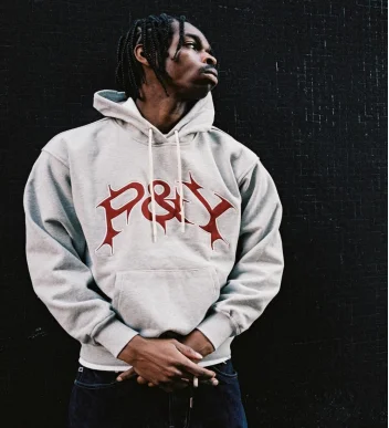 سويت شيرت بقلنسوة مطبوع عليه حروف متباينة مرسومة يدويًا من American Y2K بتصميم اتجاه الشارع مع قلنسوة فضفاضة غير رسمية للزوجين #2