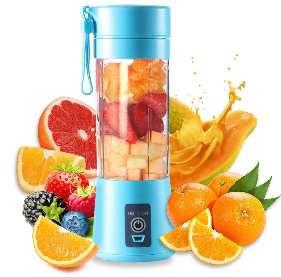

STLF DZ WJW Advanced Mini Usb Rechargeable Home Blender Mixer Kitchen Plastic Electric Juicer Portable Blender Wireless Juicer B