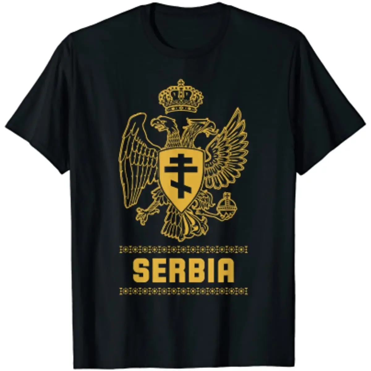 

Serbia Serbian Serb Srbija Eagle Men T-Shirt Short Sleeve Casual Cotton O-Neck Summer Shirt