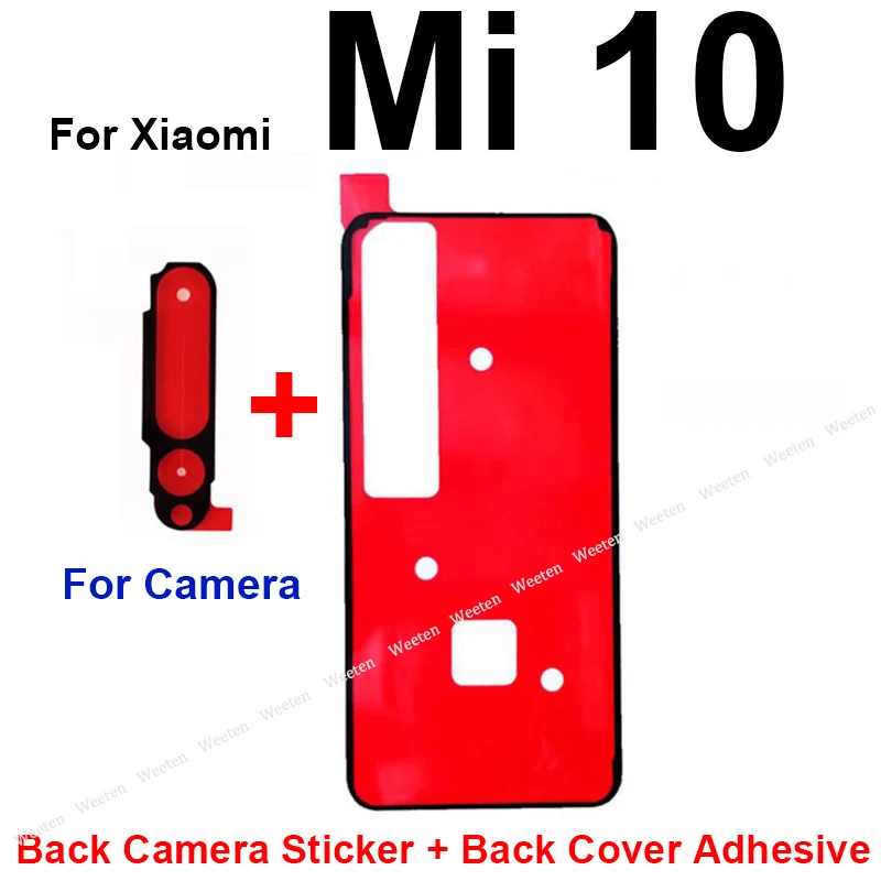 Back Battery Housing Cover Adhesive Sticker & Rear Camera Glue For Xiaomi Mi 10/10 Pro/Mi 10 Lite/Mi 10 Ultra/Mi 10s/Mi 10T Tape