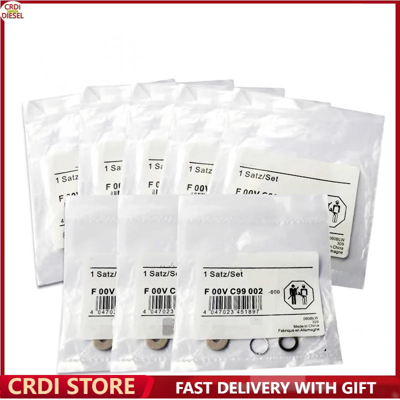 

For Bosch 110120 Electronic Fuel Injection Common Rail Injector Repair Kit Sealing Ring F00VC9902F00VC99001