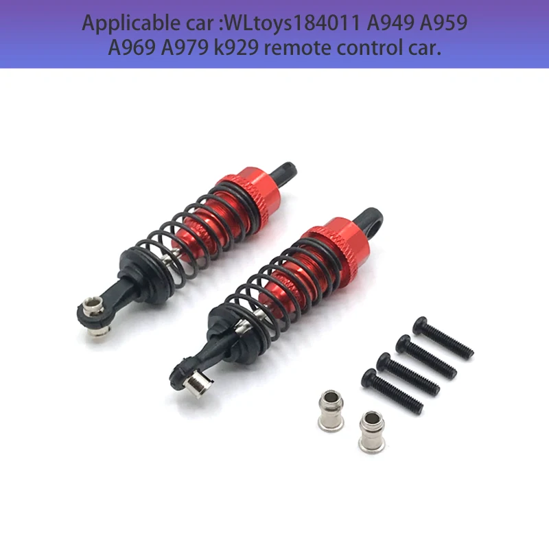 Controle remoto Car Shock Absorber, Primavera externa, Atualização, WLtoys184011, A949, A959, A969, A979, K929