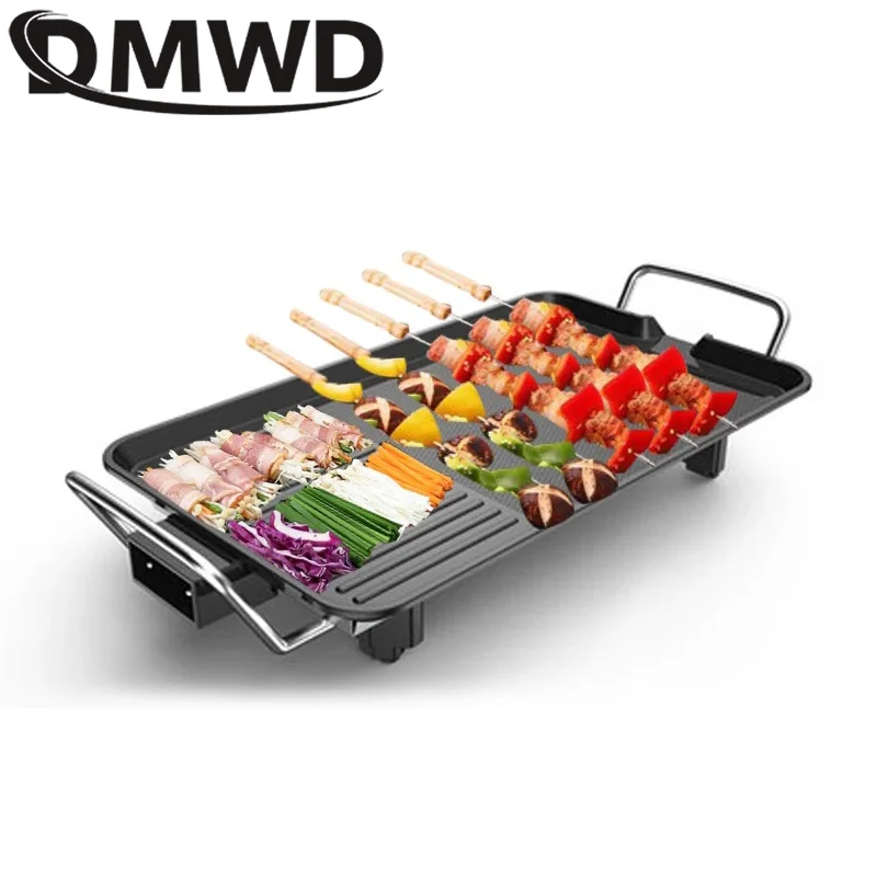 

110V/220V Household Electric Ovens Smokeless Nonstick Barbecue Machine Electric Hotplate BBQ Tools Teppanyaki Grilled Meat Pan