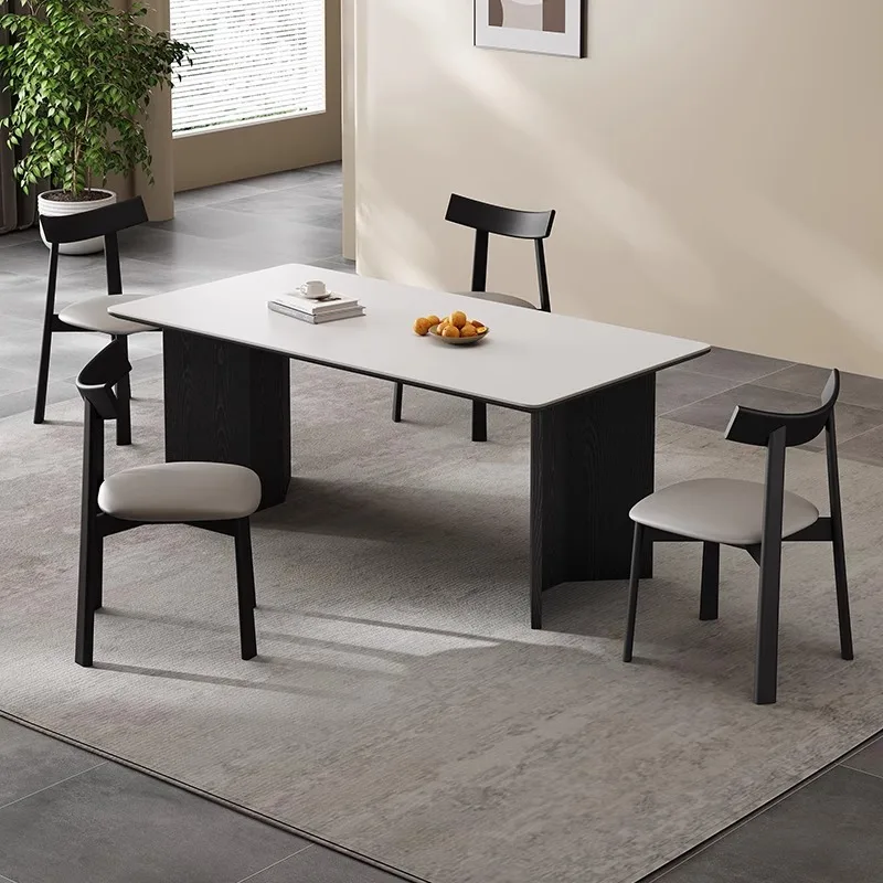 Restaurant Modern simple household small apartment ash wood dining table