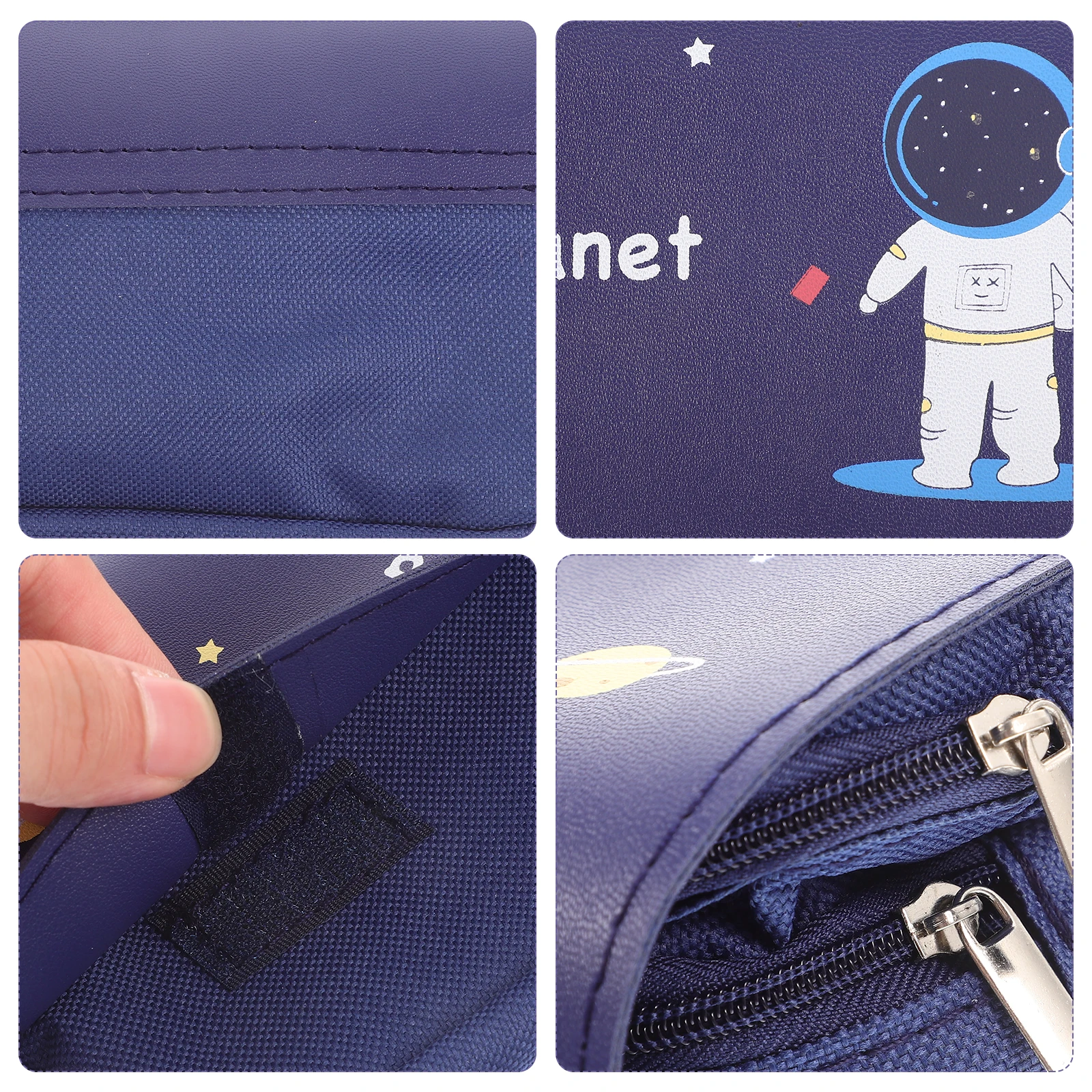 

Lovely Pencil Bag Zipper Pen Pouch Storage Accessories Portable Multi-Function Stationery Organizer Household Pen