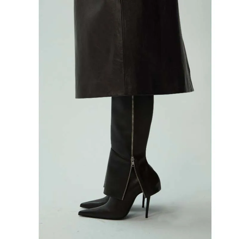 Sprankelende strass westerse cowboylaarzen vlamontwerp zilver voor damesschoenen |   Glinsterend, trendy land - chique schoenen