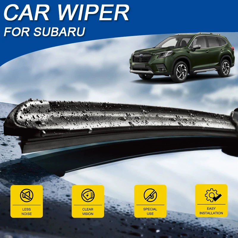 

2PCS Car Blade Windshield Rubber Wiper For SUBARU ASCENT CROSS FORESTER IMPREZA LEGACY OUTBACK SOLTERRA WRX XV Auto Accessories