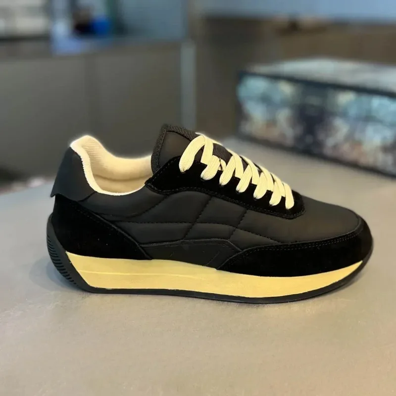 

Мужская спортивная обувь в стиле ретро, новинка 2025, мужские кроссовки, кожаная повседневная обувь для мужчин, мягкая удобная мужская обувь на платформе Tenis Hombres