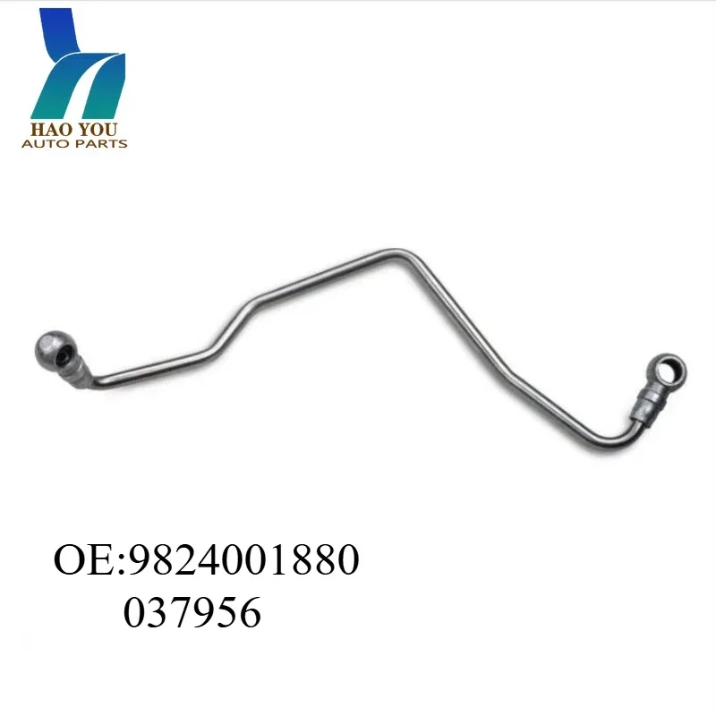 9824001880 1.6T Turbo Oil Return Hose for Citroen C4 C5 C6 Peugeot 408 308 3008 4008 5008, Engine Replacement Part