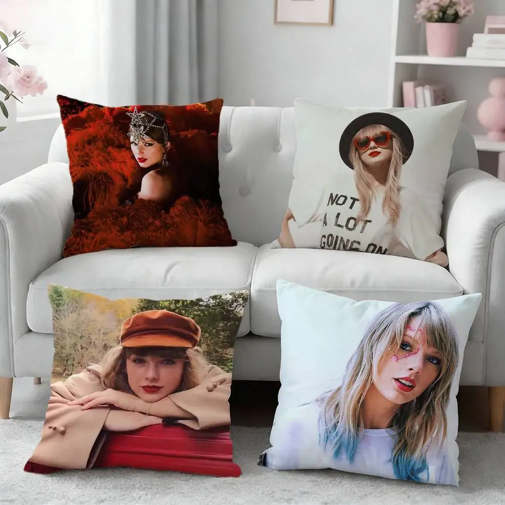 

TS The Life of a Showgirl Pillow Case Pattern Printed Pillowcase For Living Room Sofa Cushion Cover