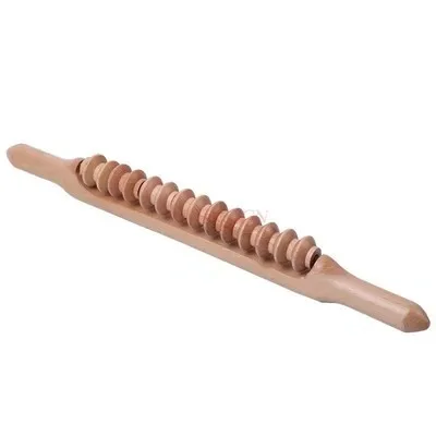 Wooden rolling stick beauty salon home rushing stick whole body meridian scraping stick push back roller slimming massage stick