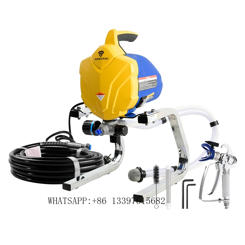 RONGPENG R8623N DIY and Tradesman Professional 220V/50Hz Airless Paint Sprayer With High Pressure Piston Pump