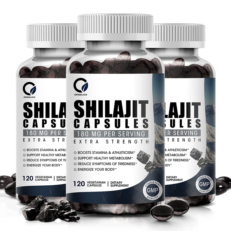 100% Pure Organic Himalayan Shilajit 20:1 Extract, 50% Fulvic Acid, 20X Potency, Rich in Trace Minerals, Non-GMO, Vegan