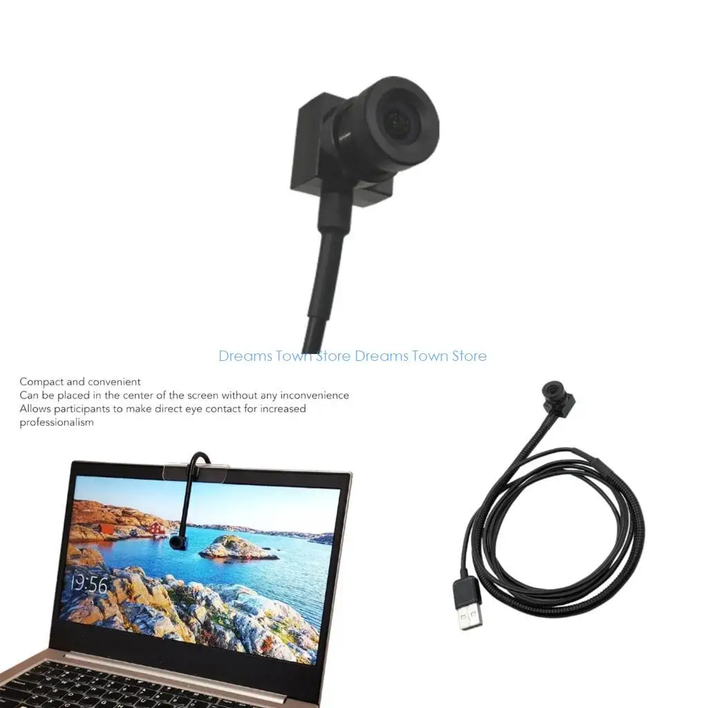 

HX6A Гибкая металлическая трубка USB-веб-камера 2MP 720P для наблюдения за монтажом видео-встреч и игр