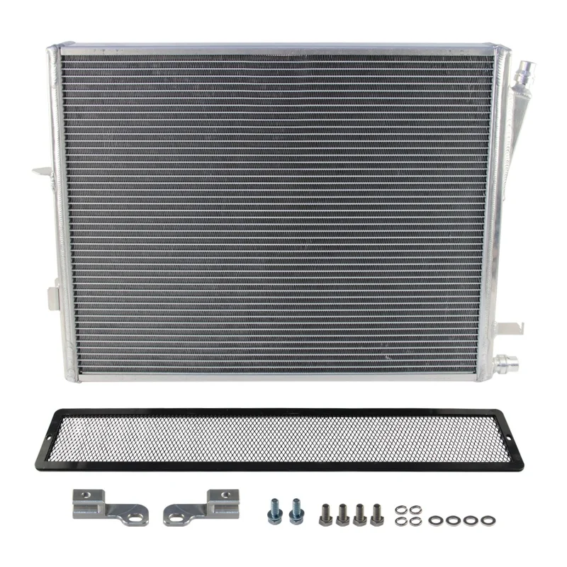 Silver/Black Aluminum High Performance Heat Exchanger Cooler Front Mount For B58 Engine Toyota Supra A90/A91 2019+ BMW G-Series