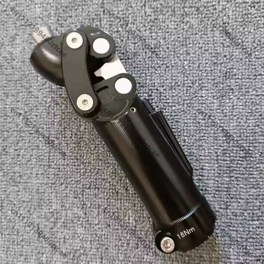 Black Aluminum Alloy Four Link Pneumatic Motion Control Component, Mechanical Moving Connector for Equipment Assembly