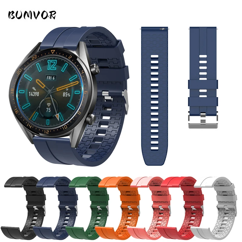 

22mm Strap For Huawei Watch GT2 GT3 46mm GT2 Pro Wristband Silicone Replacement Watchband GT GT2e Watch Bracelet Accessories