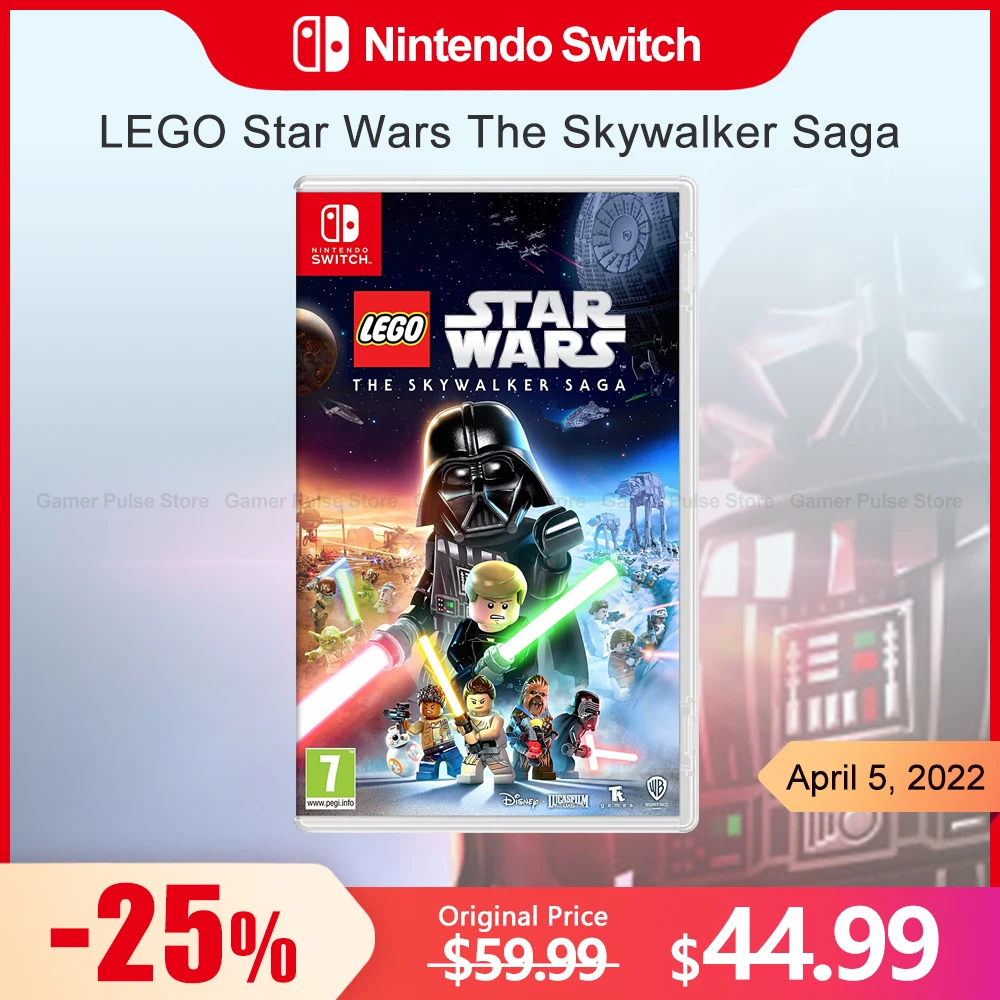 LEGO Star Wars The Skywalker Saga Nintendo Switch Game Deals 100% Official Original Physical Game Card for Switch OLED Lite