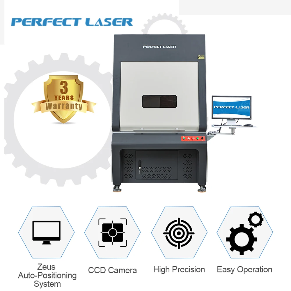 Ccd Vision Auto Focus Positioning System 20W Uv Laser Marking Machine Is Suitable For The Assembly Line Of Plastic Products