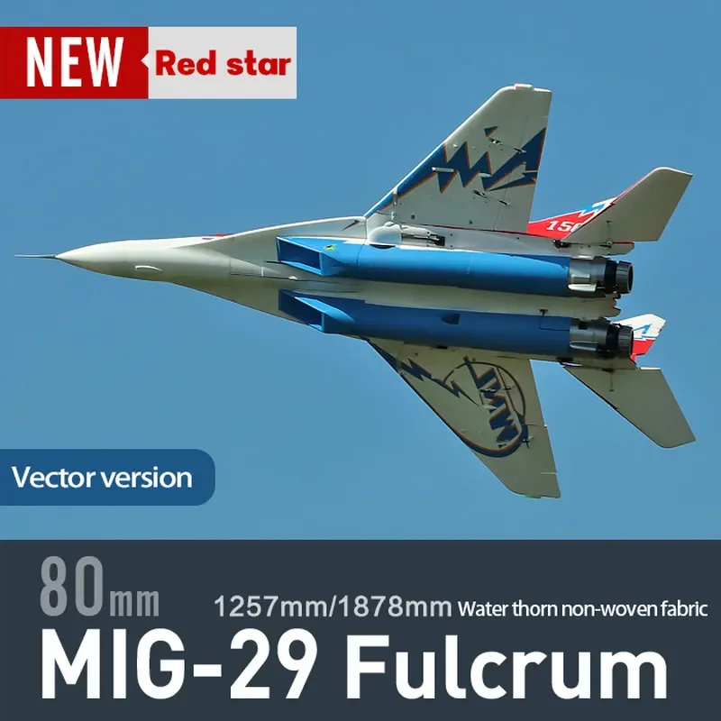 Freewing Mig-29 Mig29 Fulcrum Double 80mm Edf Jet Model Plane Aircraft Hobby Fixed Wing Rc Airplane Gifts