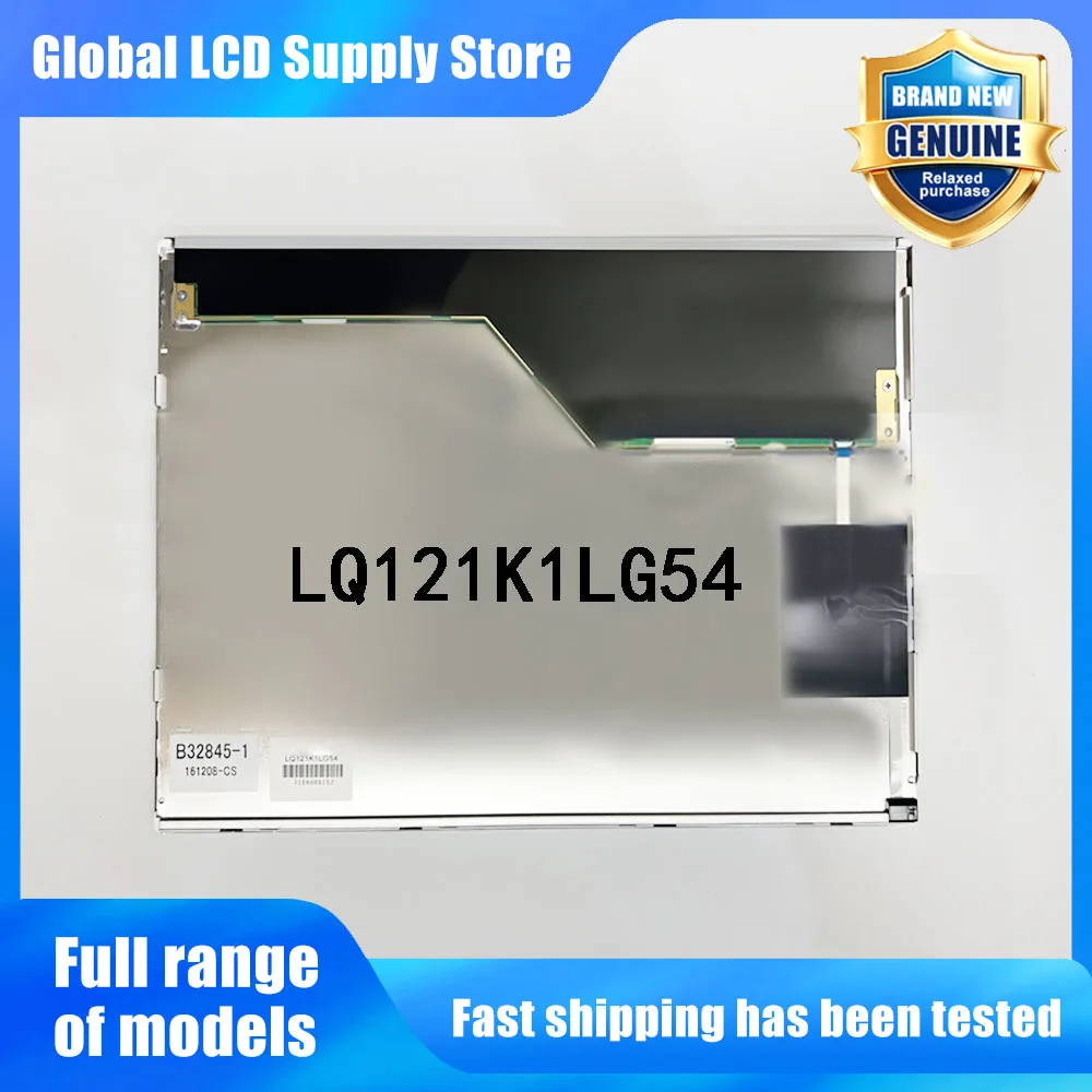 LQ121K1LG54 12.1 Inch LCD Display Screen Panel Original for Sharp Brand New 20 Pins Connector In Stock
