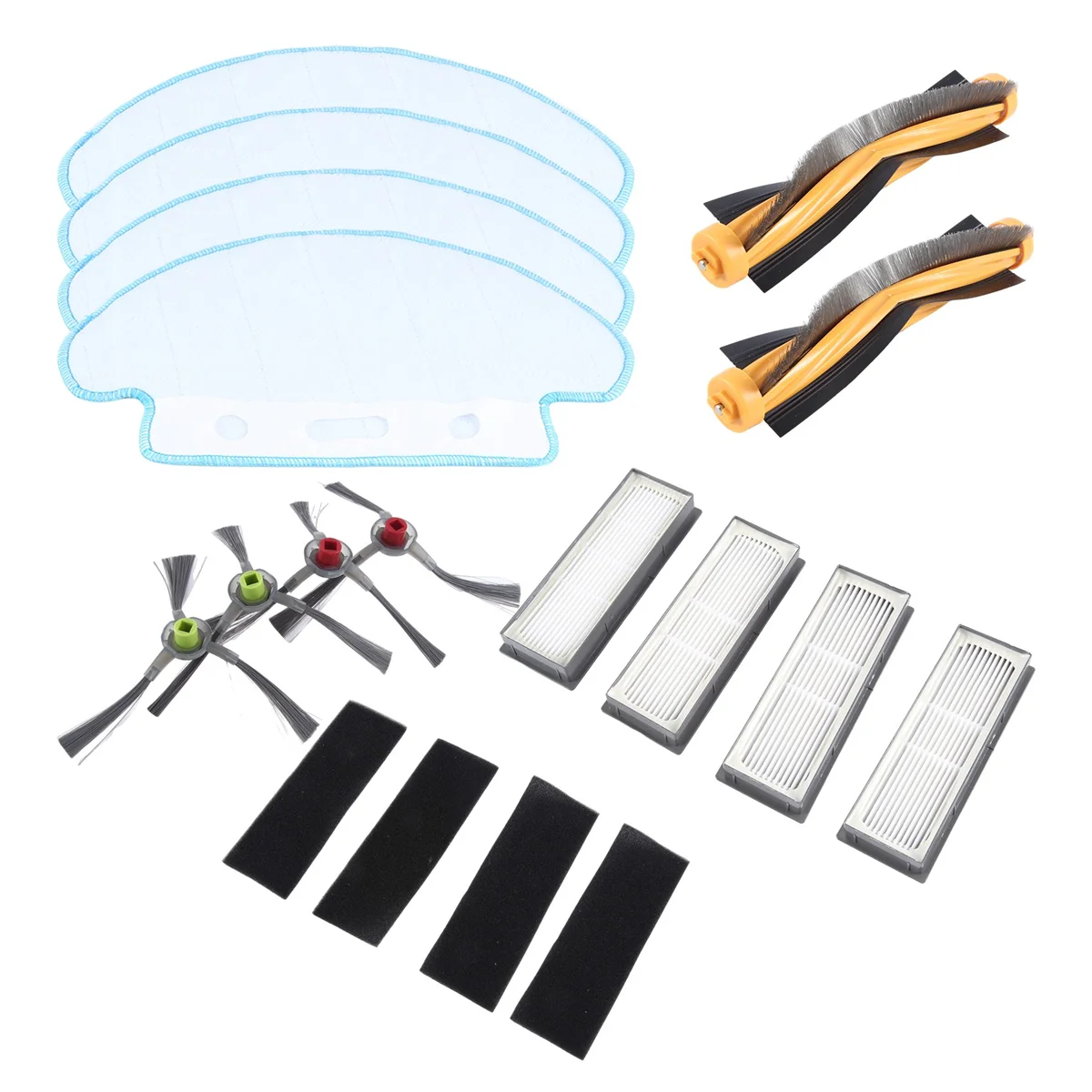 Main Brush Hepa Filter Mop Cloth for DD35 DD33 DD56 Robotic Vacuum Cleaner Parts