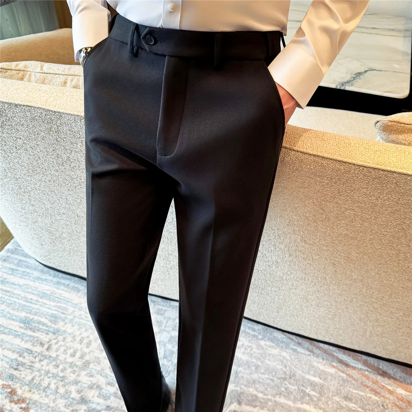 Pantalones de Vestir Rectos pa - Men'S Formal Wear In Winter reseña y precio