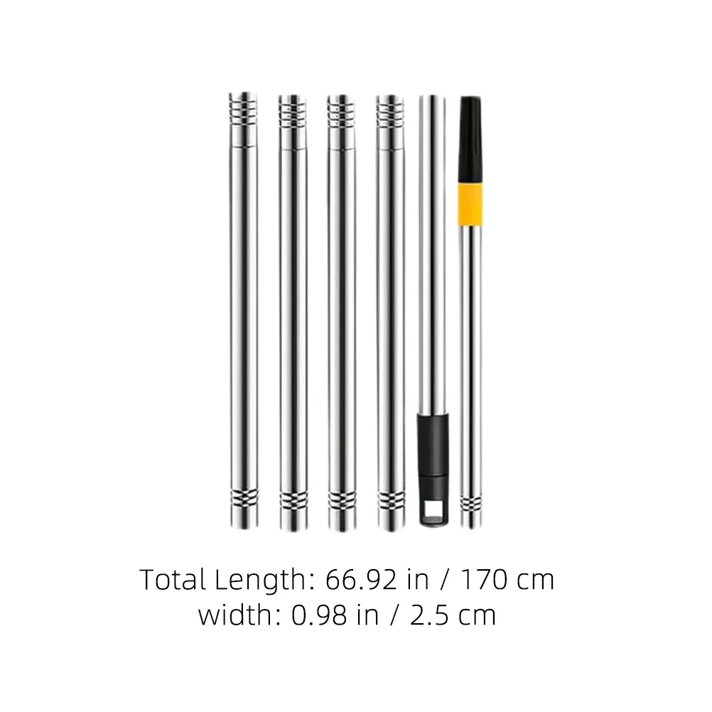 Telescopic Paint Roller Extension Rod Pole Painting Extendable Telescoping