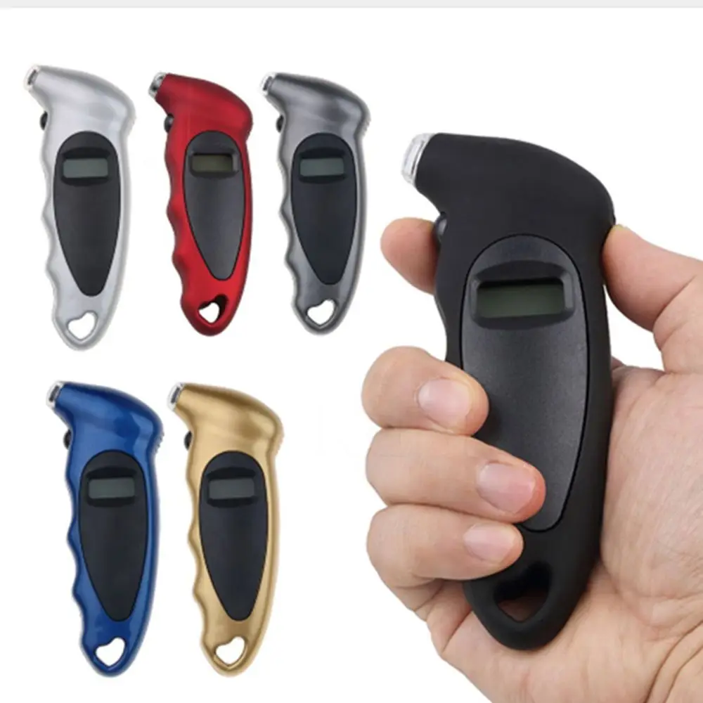 Fashion Safety Handheld LCD Digital Tire Tyre Gauge Tester Auto Air Pressure Car Tool