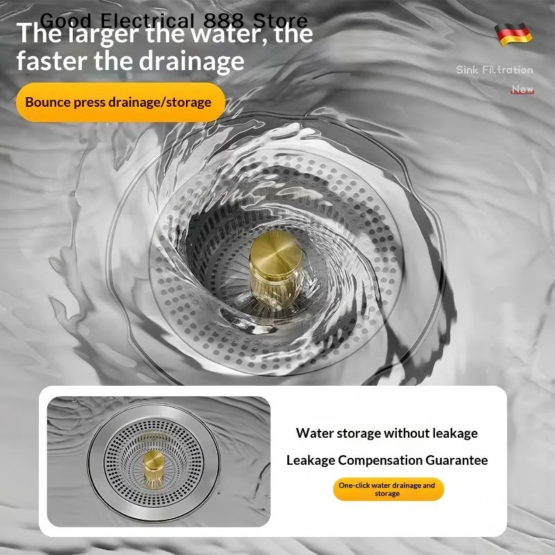 【G】RVS gootsteenafvoerzeef met - Kitchen Sink Drain Strainer Basket recensie en prijs