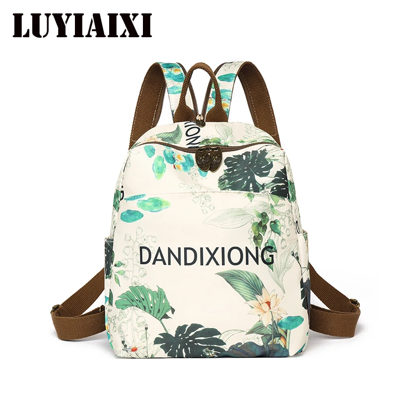 new-oxford-cloth-women-fashion-backpack-large-capacity-solid-color-casual-travel-backpack-shoulder-bag-high-quality-ladies-bags