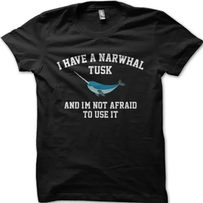 I have a narwhal tusk Polish hero printed t shirt 9067