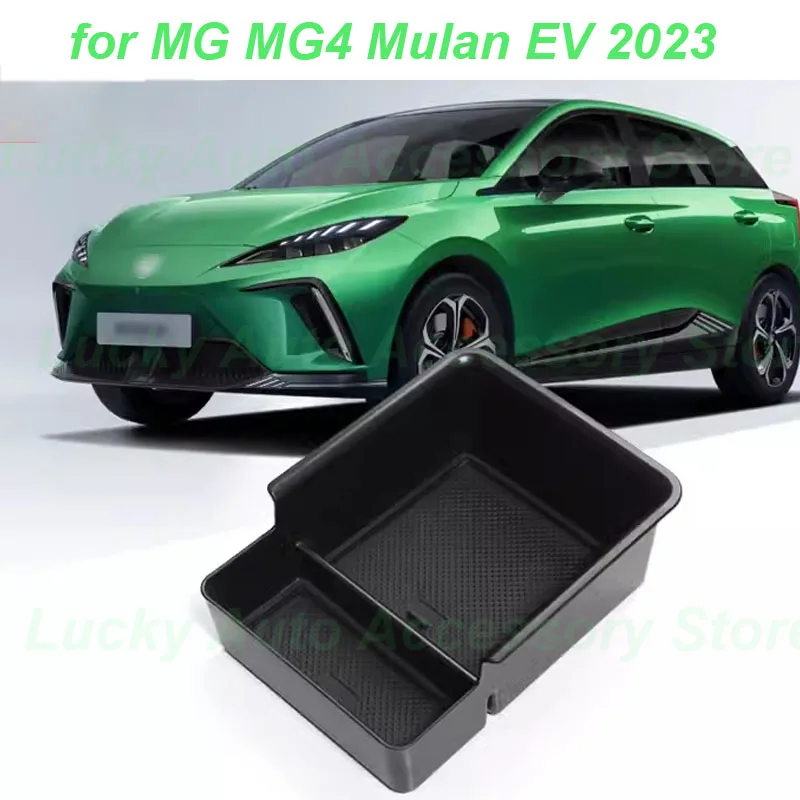 Car Center Console Armrest Box for MG MG4 Mulan EV 2023 Compartment Interlayer ABS Storage Sorting  Box Interior Accessories