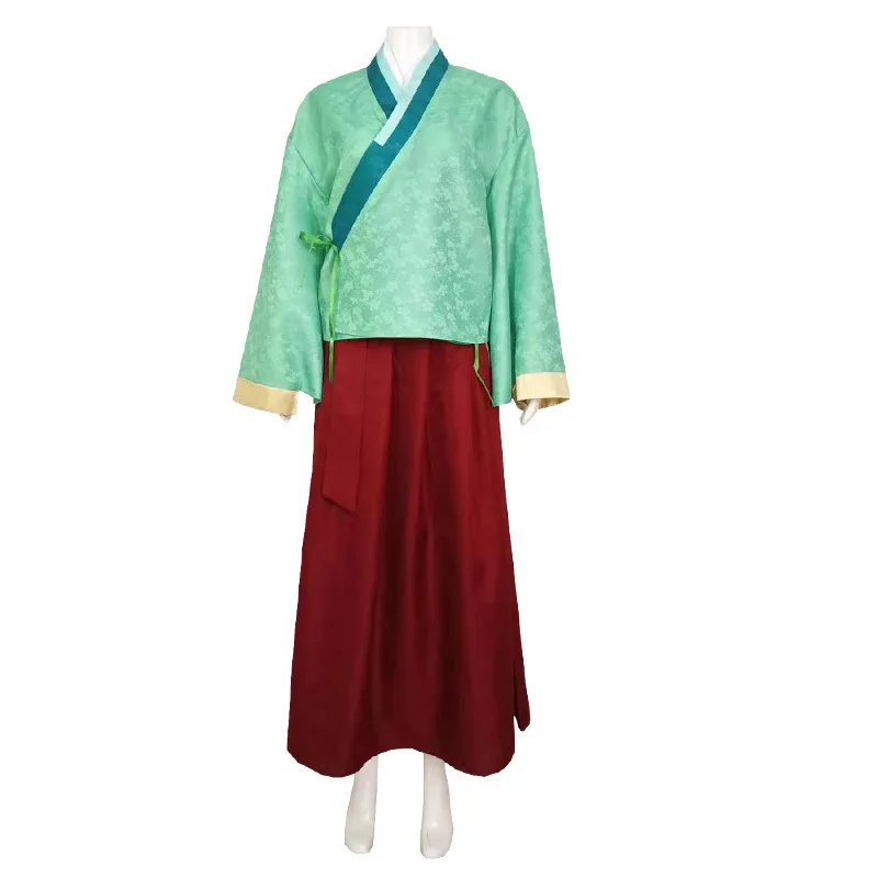 

Maomao Cosplay Costume Anime The Apothecary Diaries Dress Skirt Green Top Kusuriya No Hitorigoto Uniform Set